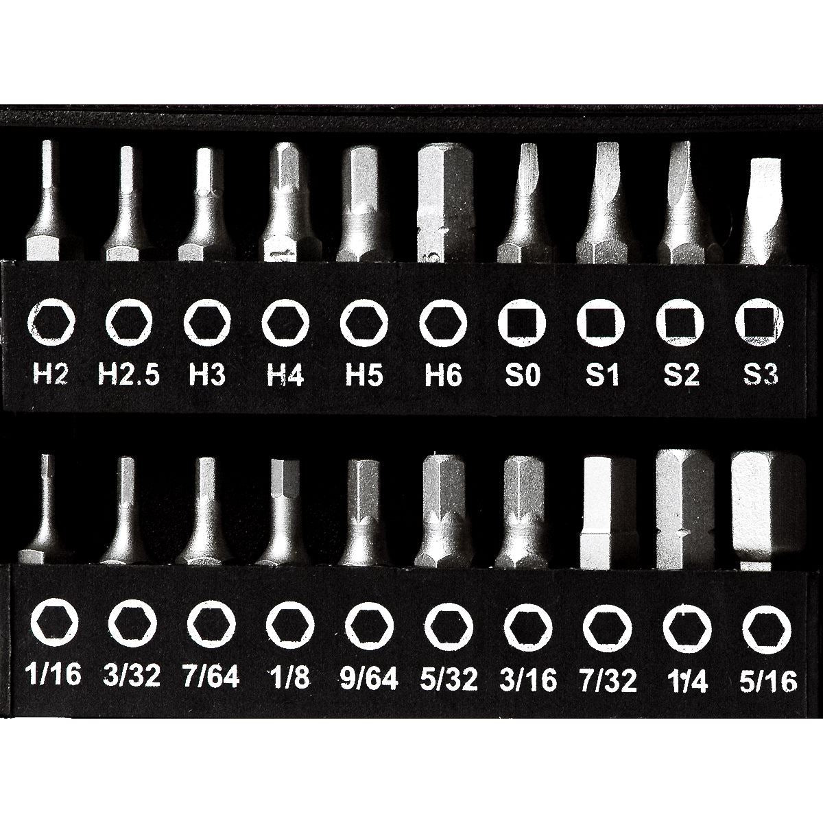 Kendo 101pc Screwdriver & Bit Set with Organiser Stand
