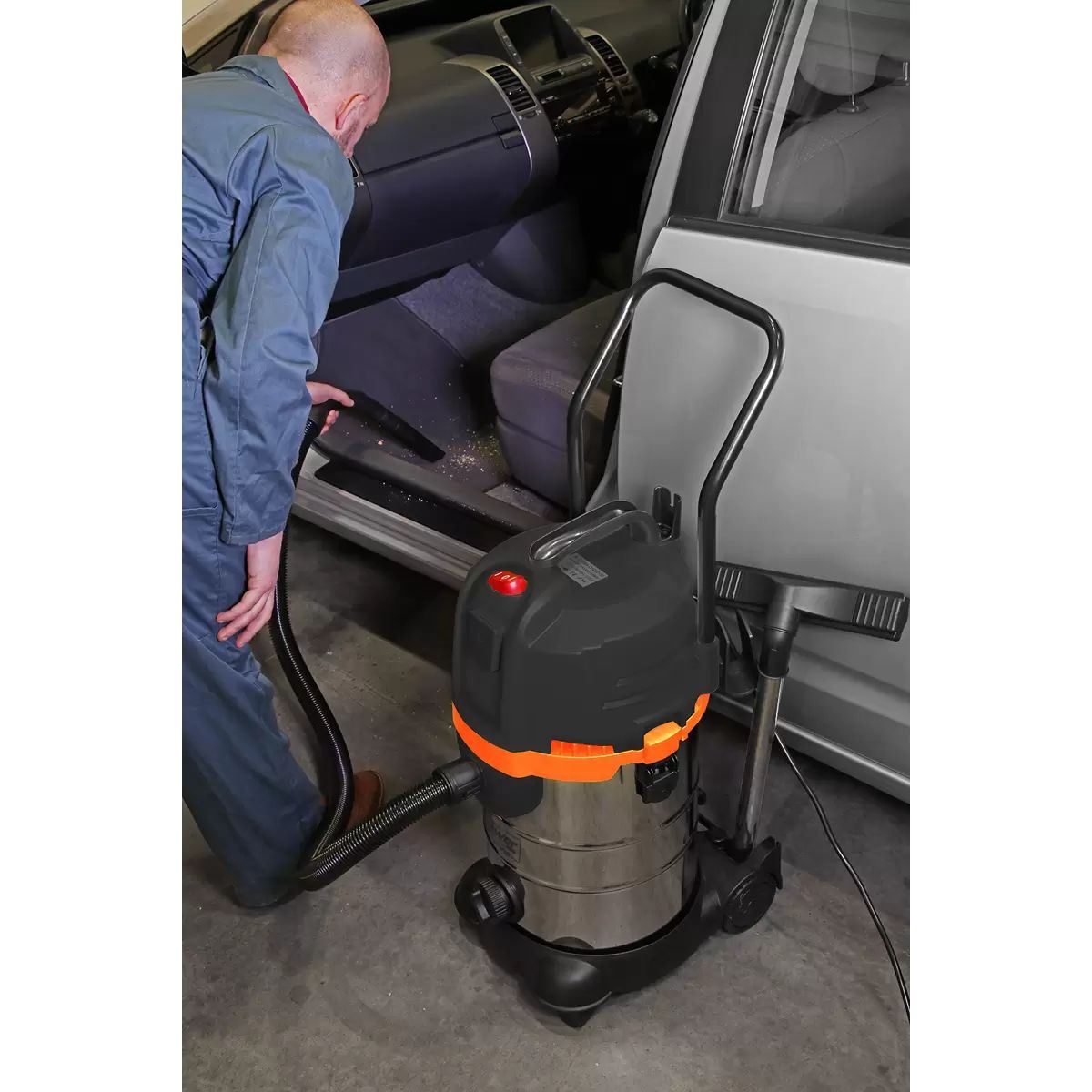 Sealey PC300BL Vacuum Cleaner 30ltr Double Stage 1200W/230V