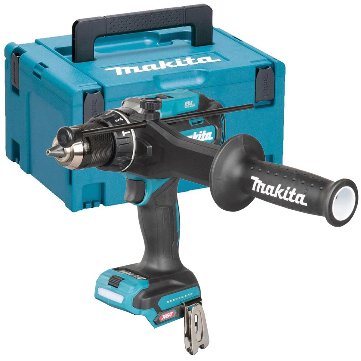 Makita HP003GZ01 40V Max XGT Brushless Combi Drill with 1 x 4.0Ah Battery Charger & Case