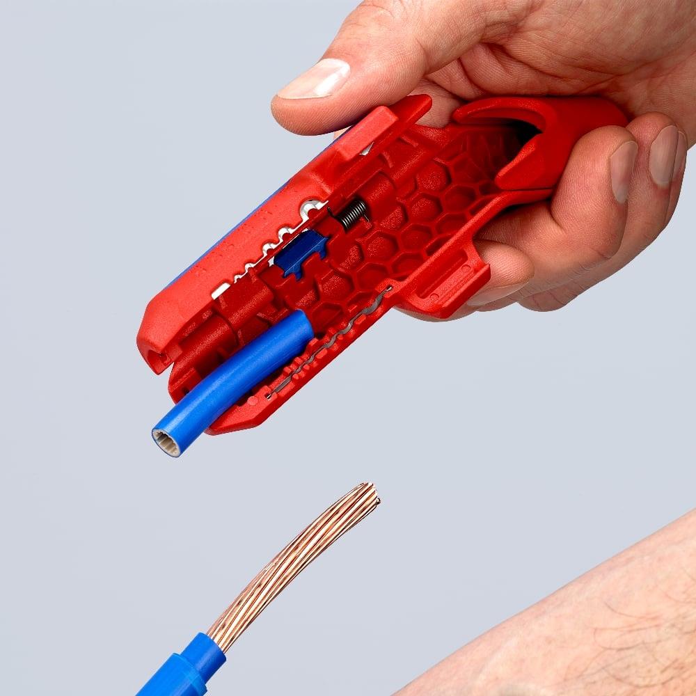 Knipex ErgoStrip Universal Wire Stripping Tool For Right Handers 16 95 01 SB