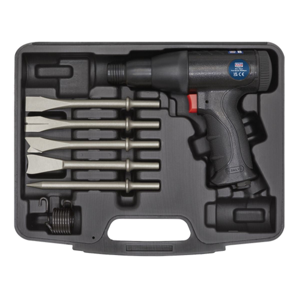 Sealey SA614 Long Stroke Composite Air Hammer Kit