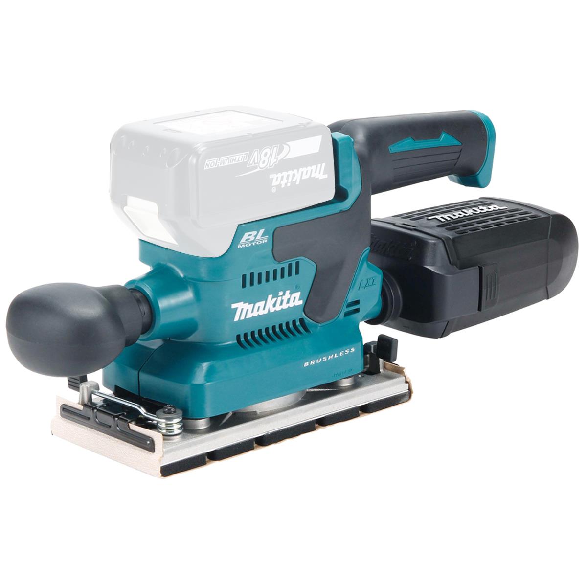 Makita DBO382Z 18V LXT 93 x 185mm Brushless Finishing Sander Body Only