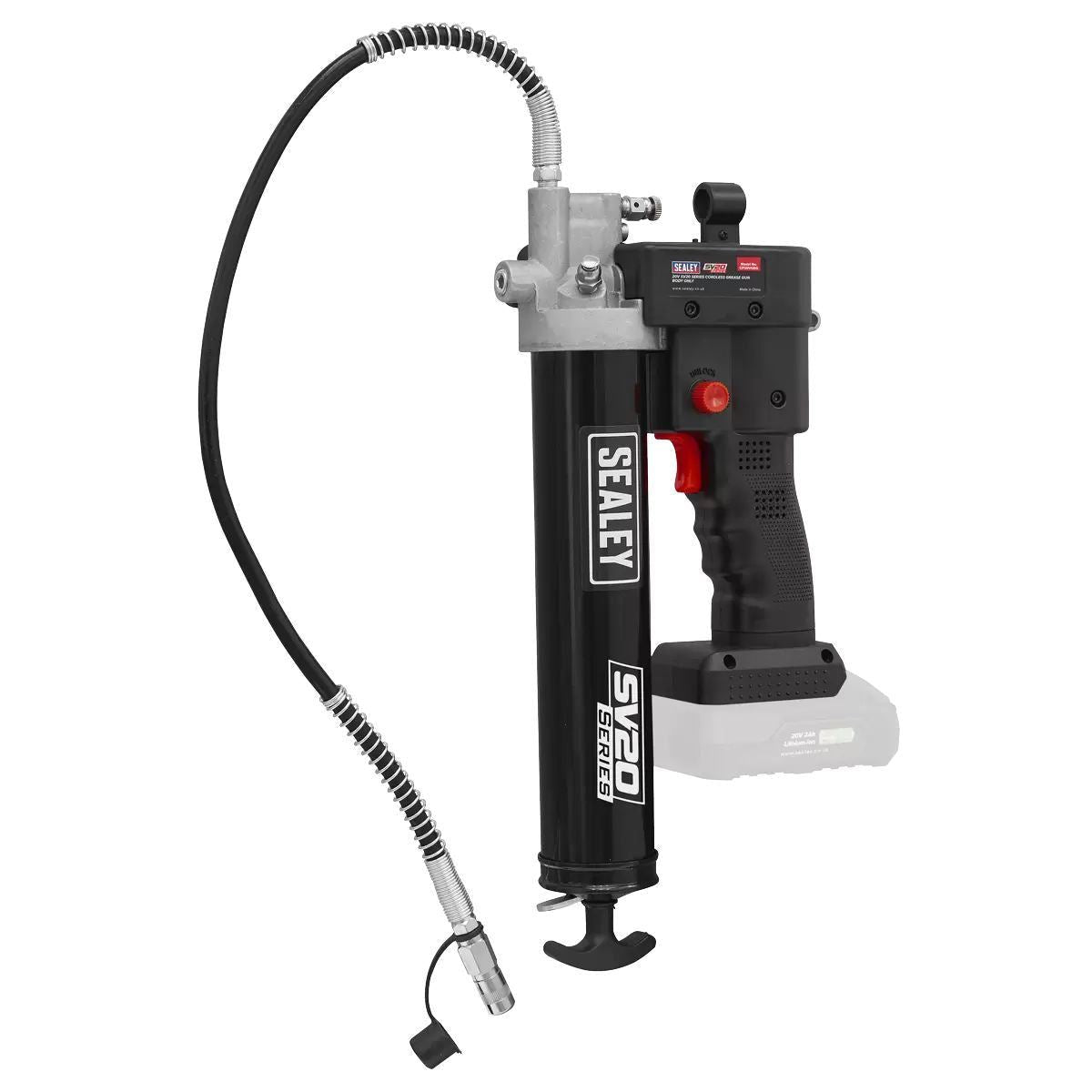 Sealey CP20VGRGKIT Grease Gun Kit 20V -2 Batteries
