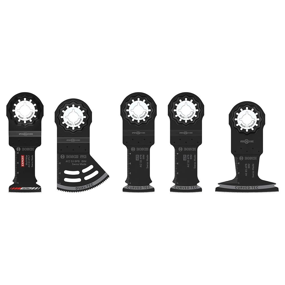 Bosch 5 Piece Electrician & Drywall Starlock Multi Tool Blade Set 2608669095