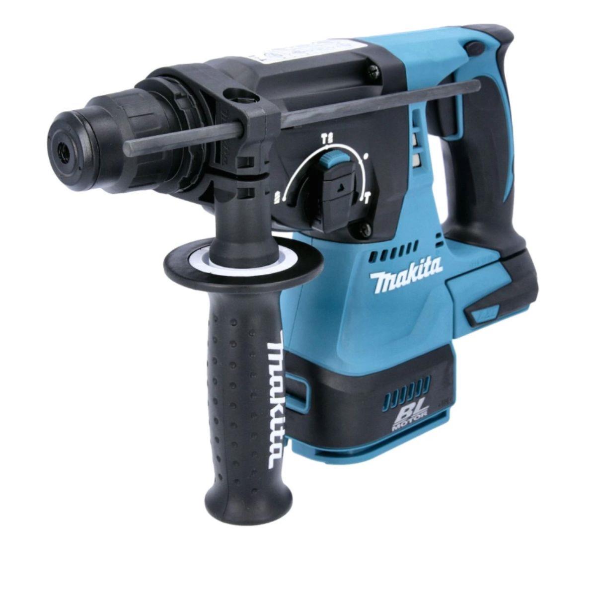 Makita DHR242RTJ 18V LXT Cordless Brushless 24mm SDS Plus Rotary Hammer Drill With 2 X 5.0Ah Batteries, Charger & Case