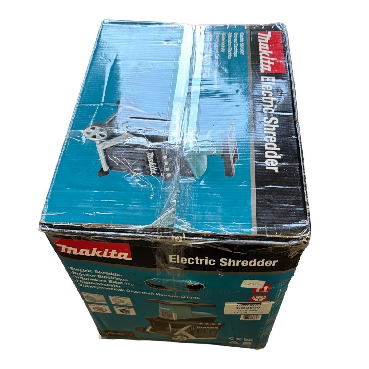 Makita UD2500/2 Electric Shedder For Branches 240V Item Condition Seller Refurbished