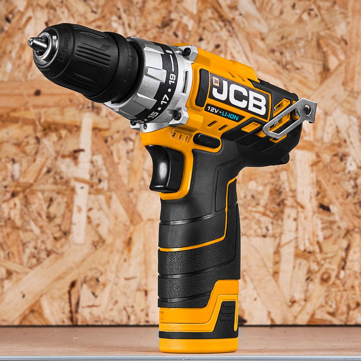 JCB 21-12TPK-WB-2 12V Cordless Combi Drill and Impact Driver Twinpack with 2 x 2.0Ah Batteries & Charger in W-Boxx