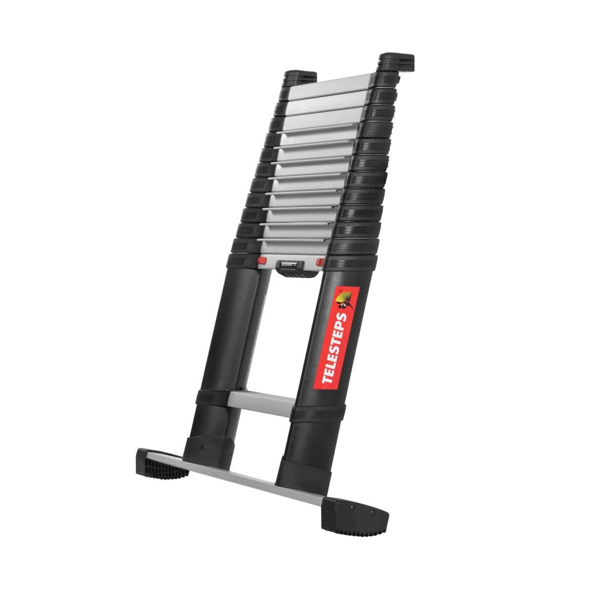 Telesteps TEL72241681 4.1m Prime Line Telescopic Ladder with Stabiliser Bar Perfect for Professional Use