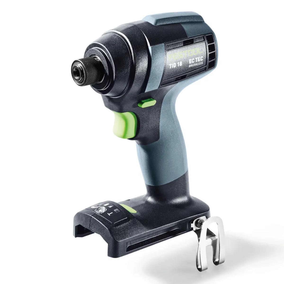 Festool TID 18 HPC4,0I-Set T18GB 18V Brushless Impact Driver & Drill Driver Twin Set with 2 x 4.0Ah Battery, Charger & Case 577245