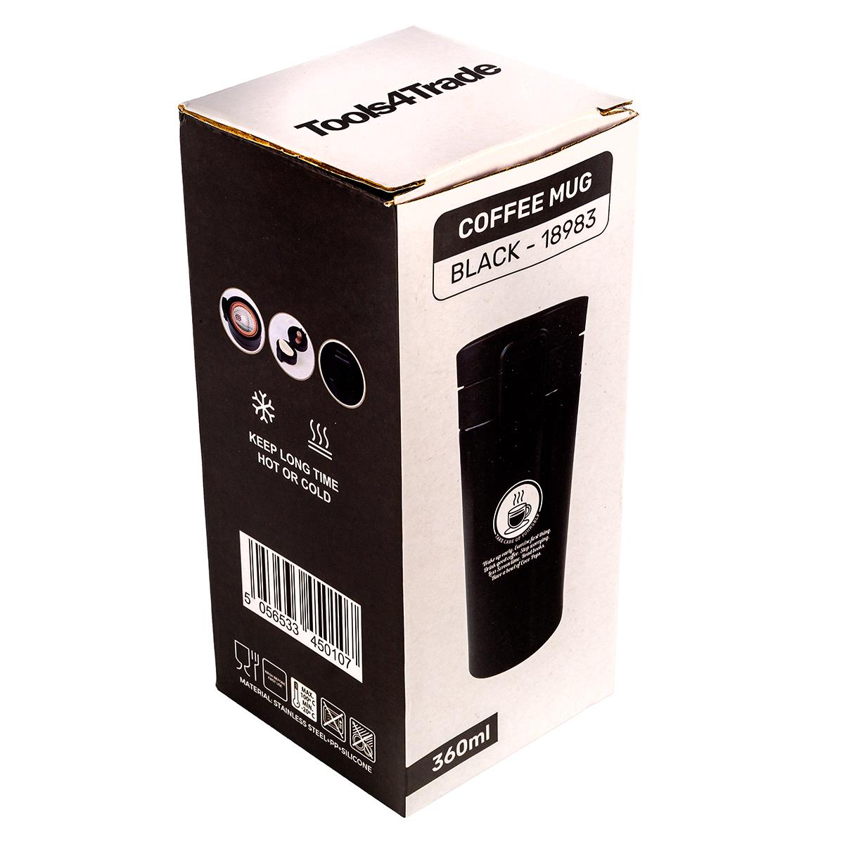 Tools4Trade Stainless Steel Thermal Coffee Mug (360ml)