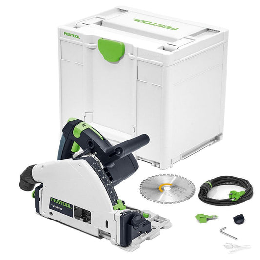 Festool TS 55 FEBQ-Plus 230V GB 160mm Circular Plunge-Cut Saw In Systainer - 576706 Item Condition Seller Refurbished