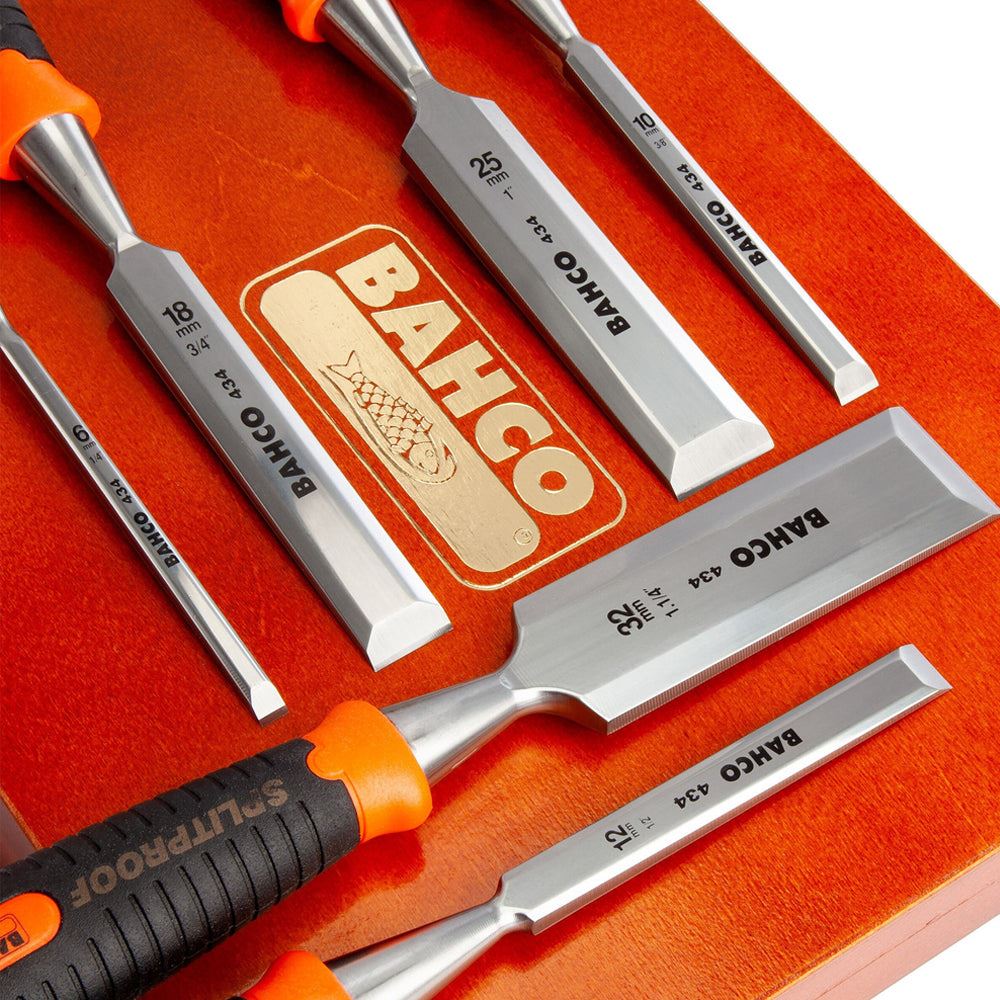 Bahco Bevel Edge Chisel Set 6 Piece BAH434S6