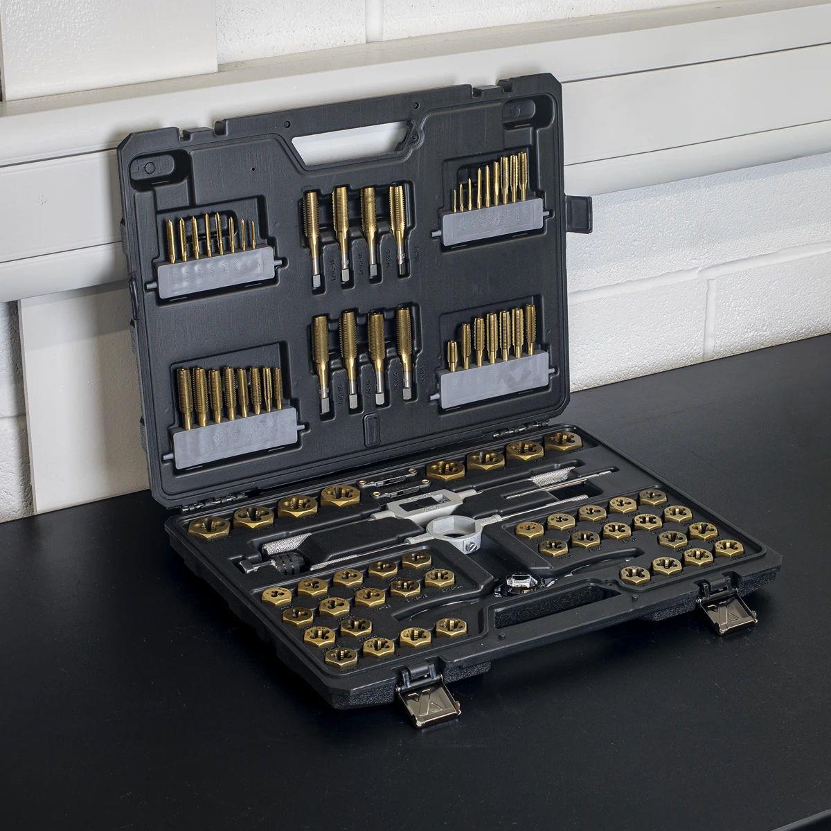 Sealey AK3086HIM Tap And Die Set Hexagonal Metric And Imperial 86pc
