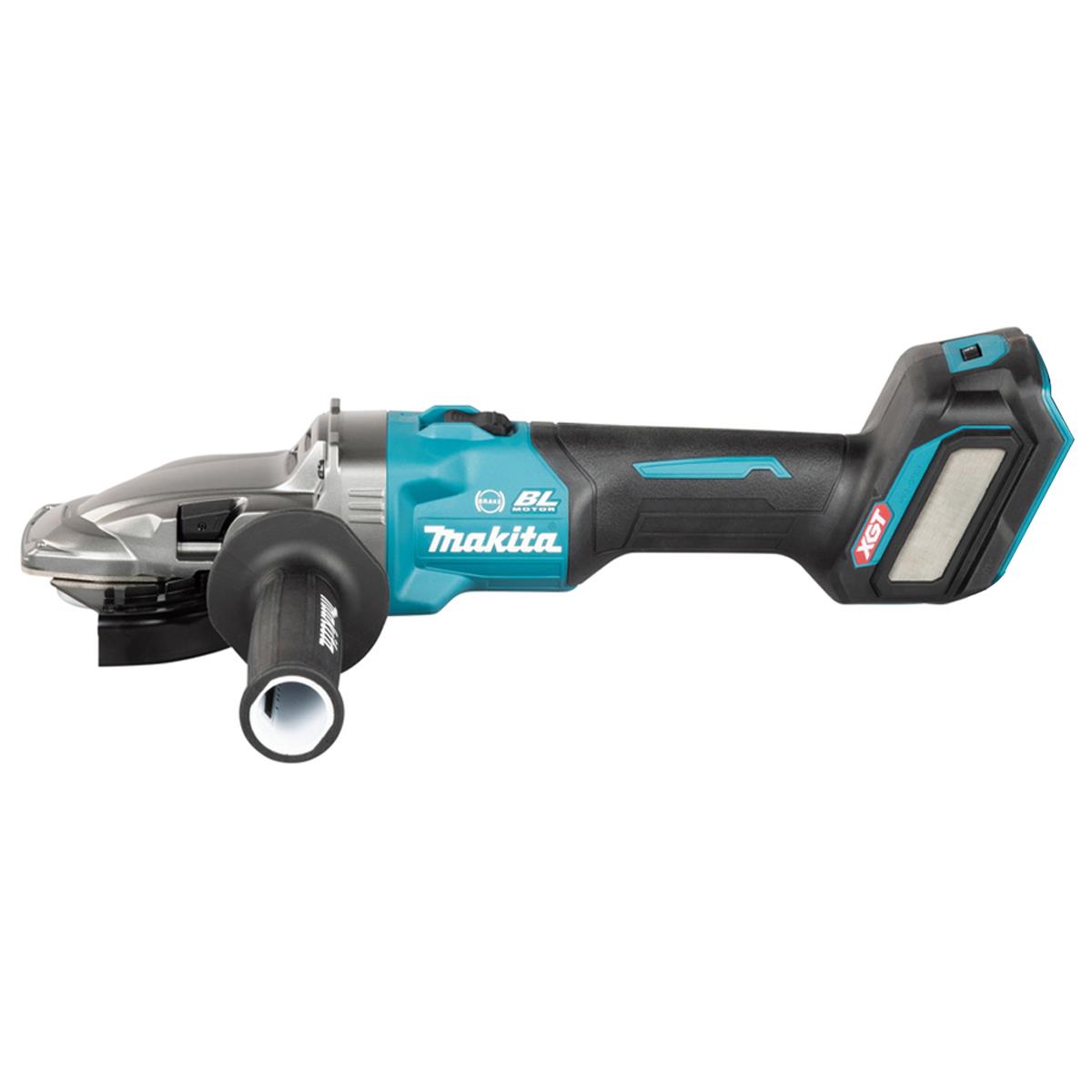 Makita GA055GZ01 40V Max XGT Brushless Angle Grinder with 1 x 5.0Ah Battery Charger & Case