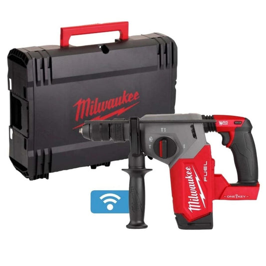 Milwaukee M18ONEFHX-0X 18V Brushless 4-Mode 26mm SDS-Plus Hammer Drill Body with Case 4933478503