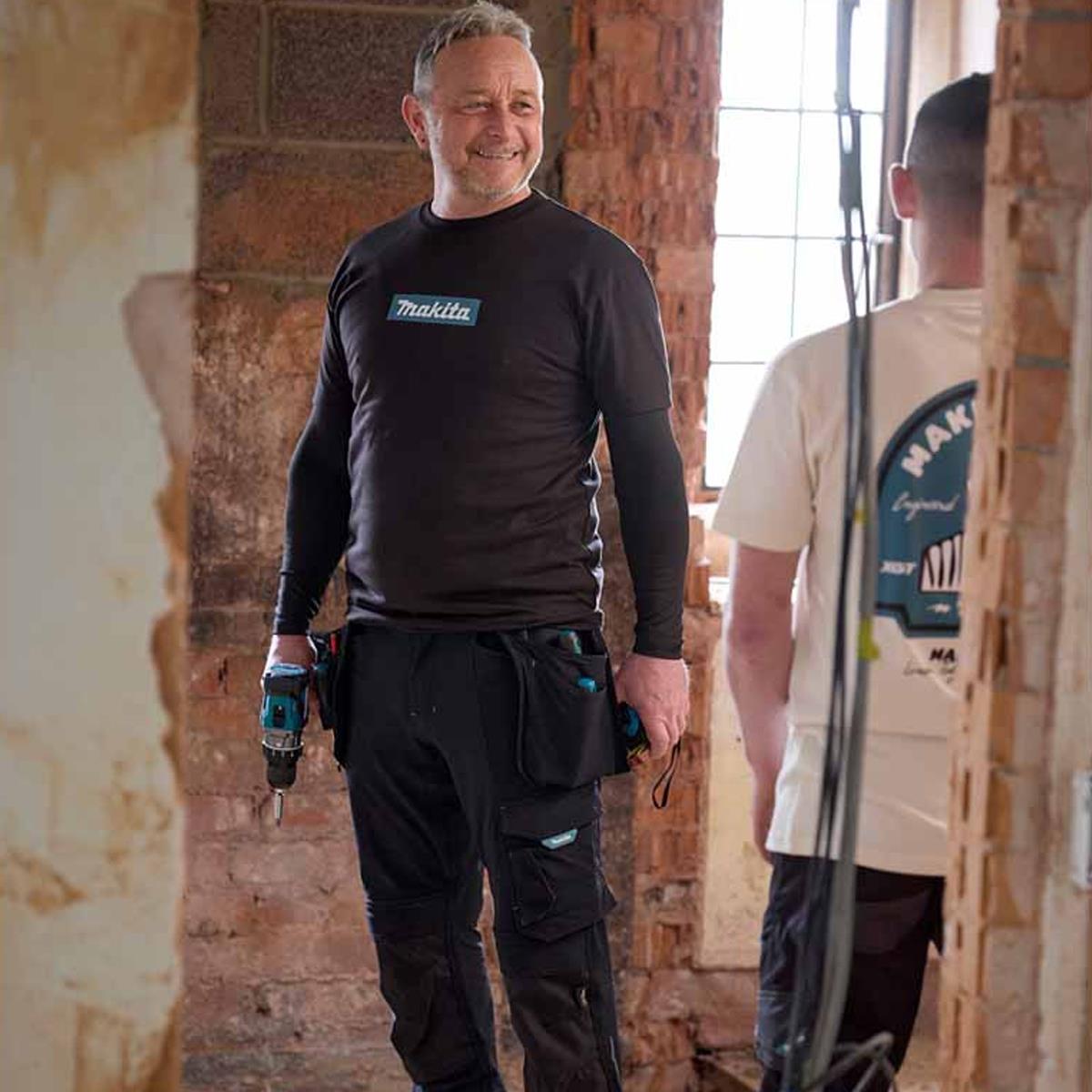Makita MK101M Origin T-Shirt Regular Fit Black - Size M