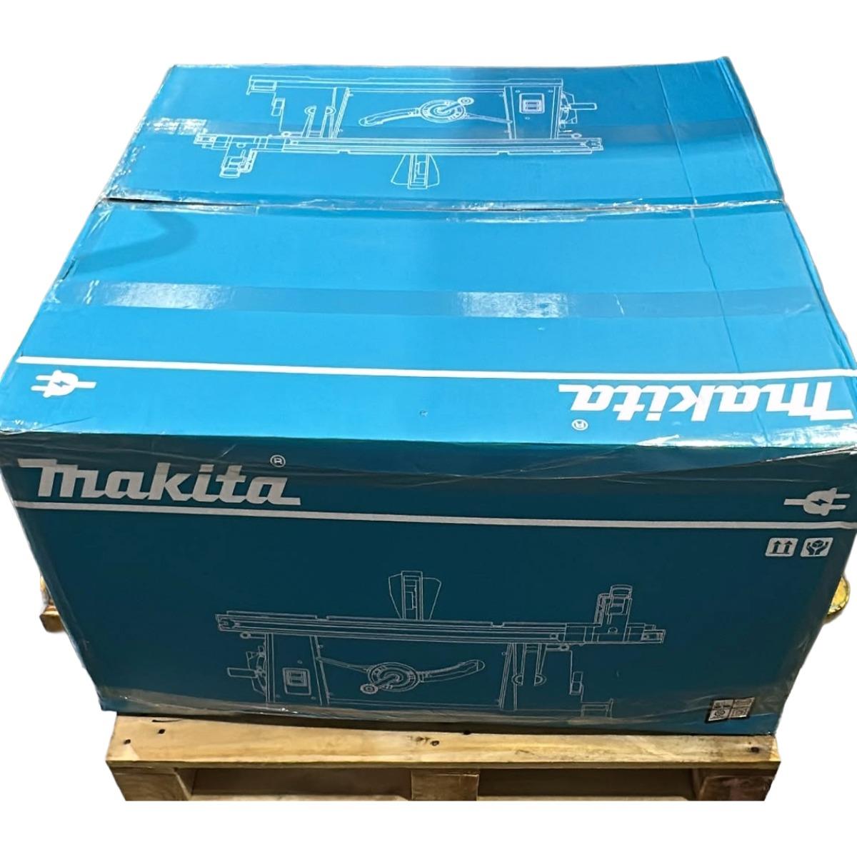 Makita 2704NX1/1 260mm Table Saw 110V With Portable Folding Stand 194093-8 Item Condition Damaged Box