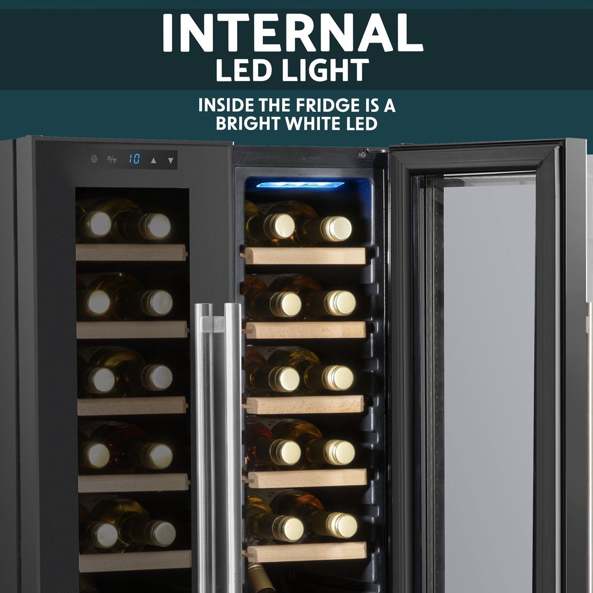 Sealey DH97 Baridi 24 Bottle Dual Zone Fridge & Cooler