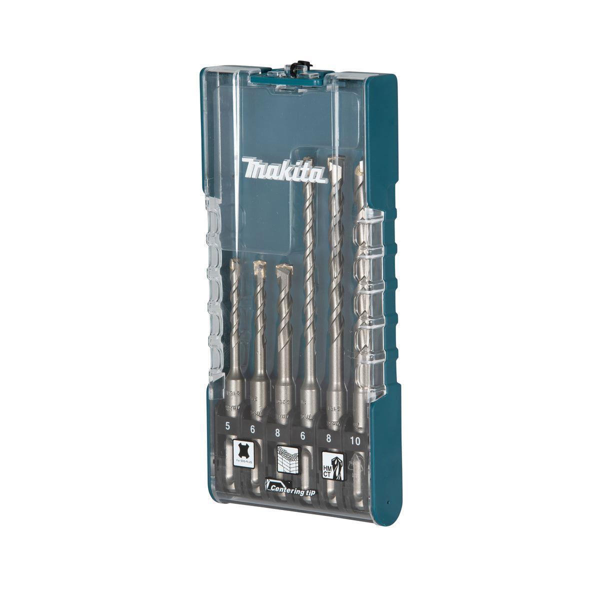 Makita E-15730 SDS Plus TCT Hammer Drill Bit Set Of 6 Piece Item Condition Damaged Box