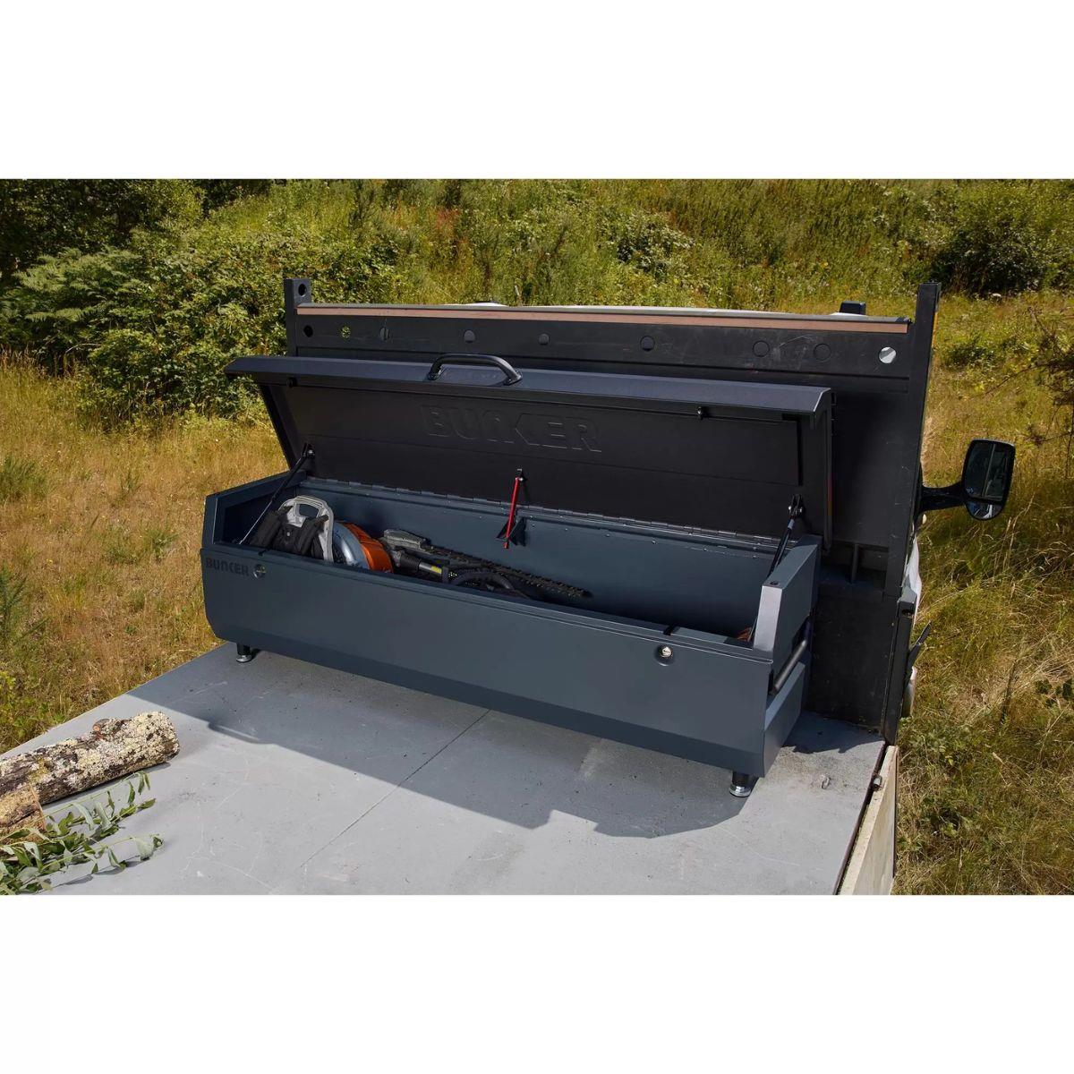 Draper B800-SBGT3 BUNKER T3 Tipper Secure Tool Storage Box Sold Secure Silver 29887