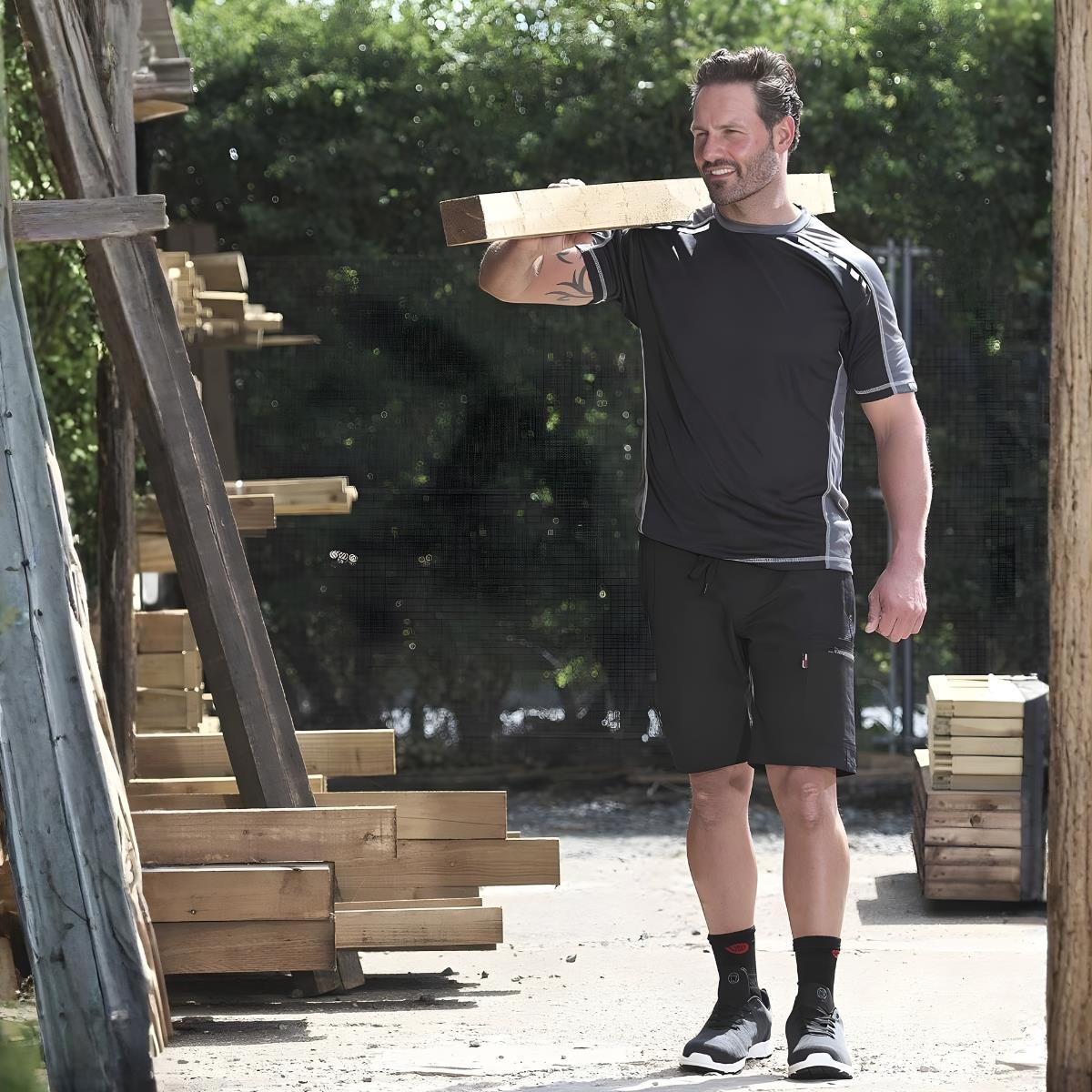 TuffStuff 818 4-Way Stretch Hyperflex Shorts Black - Size L