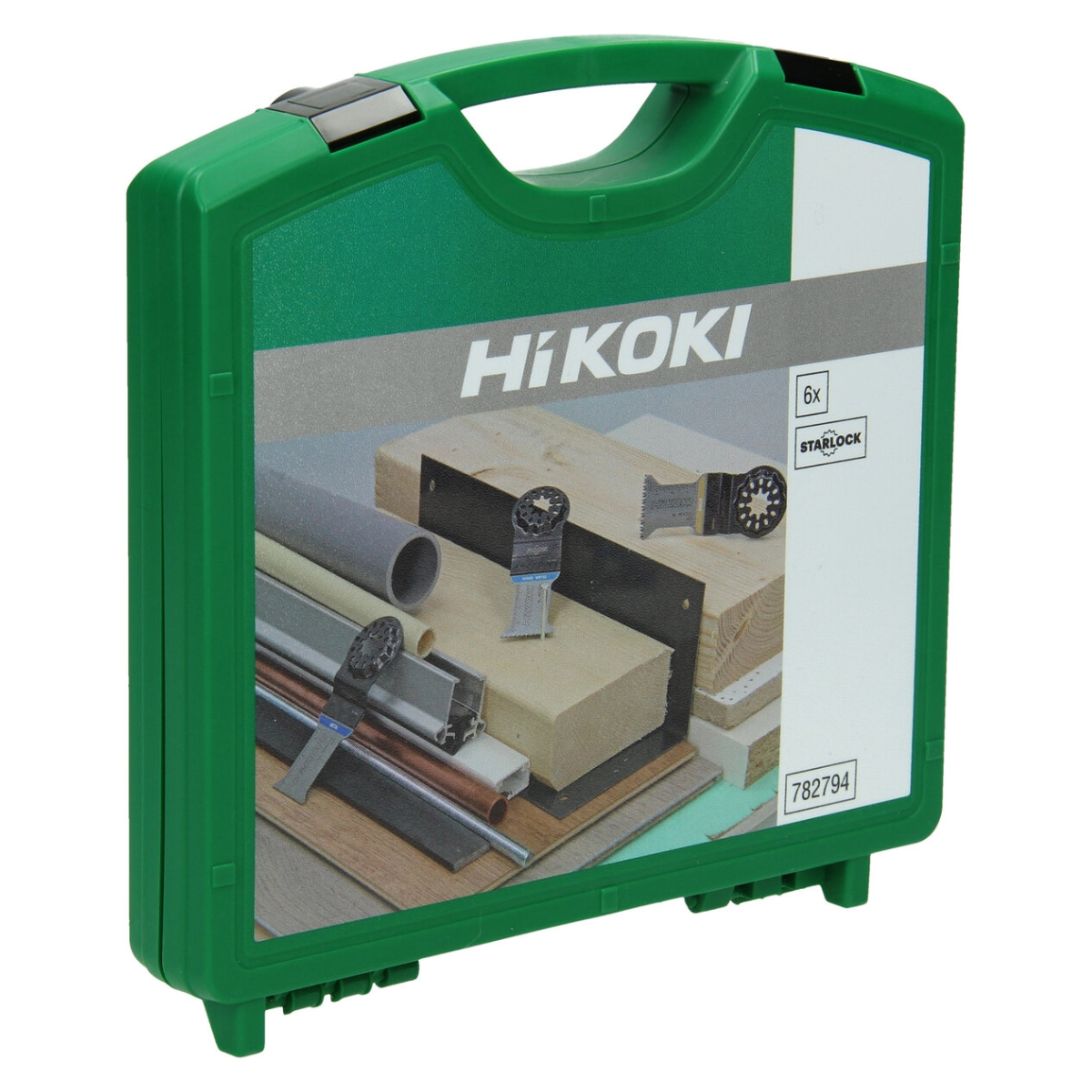 HiKOKI 782794 Starlock Multi Tool Saw Blade 6 Pieces Set In Carry Case