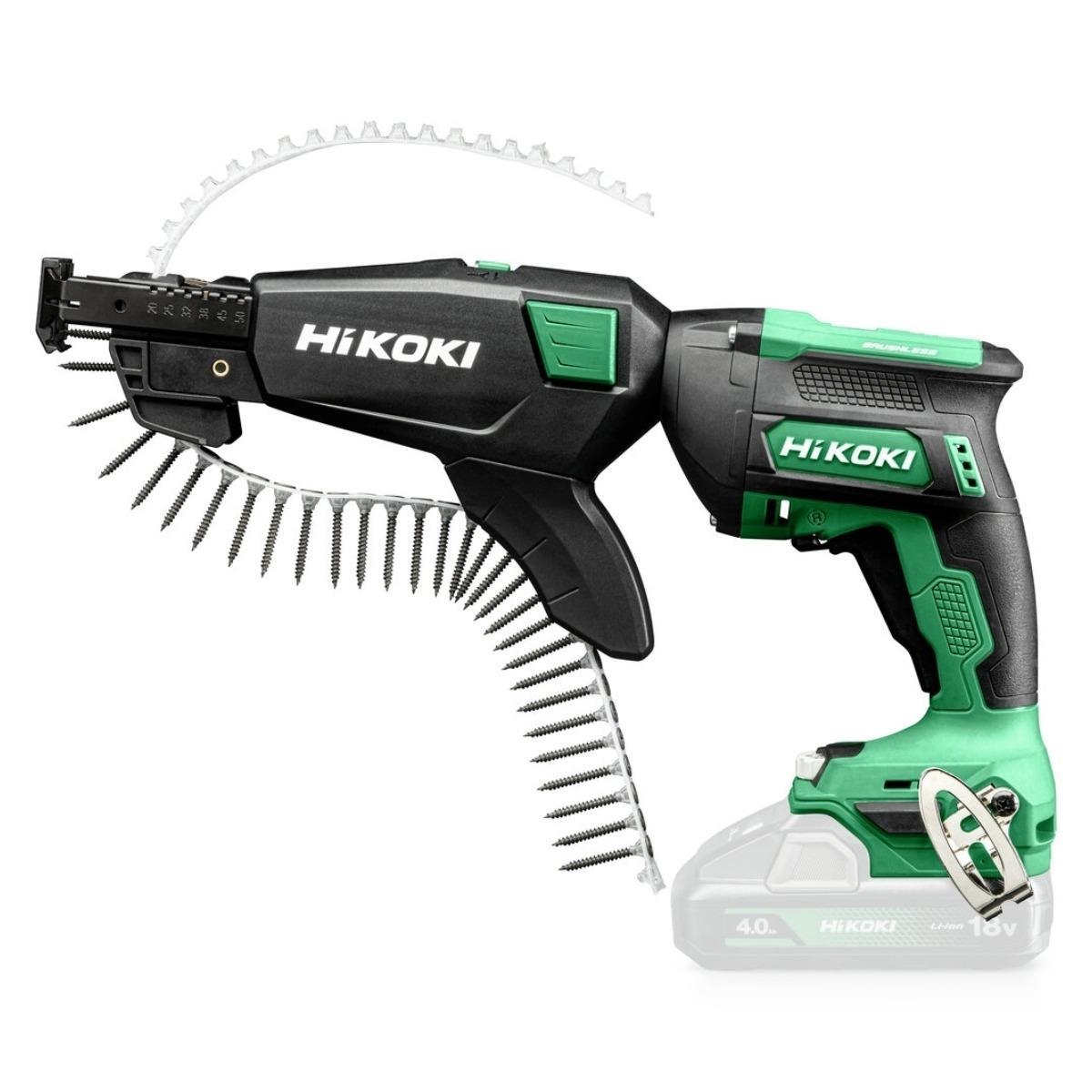 HiKOKI W18DAW3Z 18V Brushless Drywall Screwdriver with 1 x 2.0Ah Battery Charger & Case