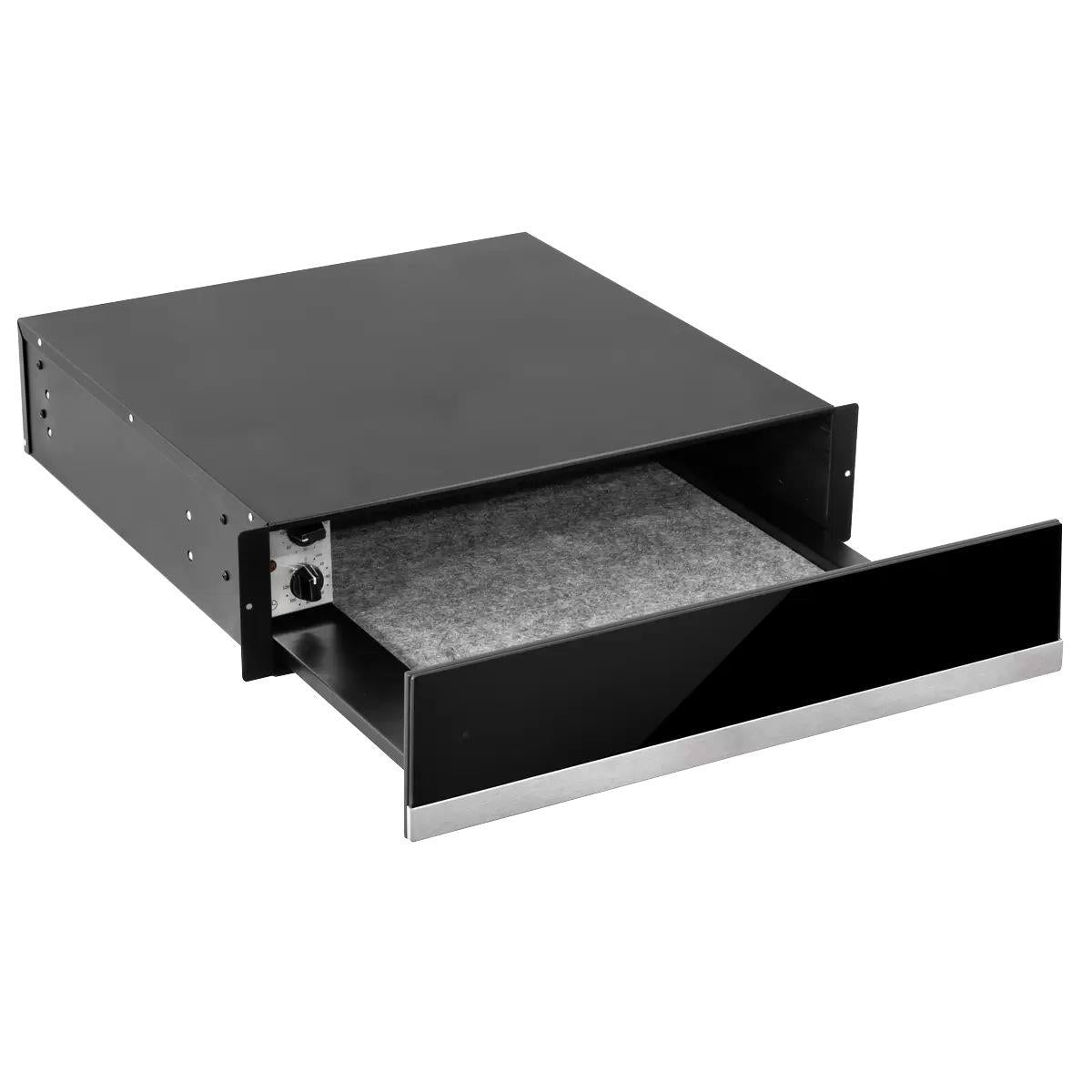 Sealey DH202 Baridi Integrated Warming Drawer 60cm Black Stainless Steel 230V