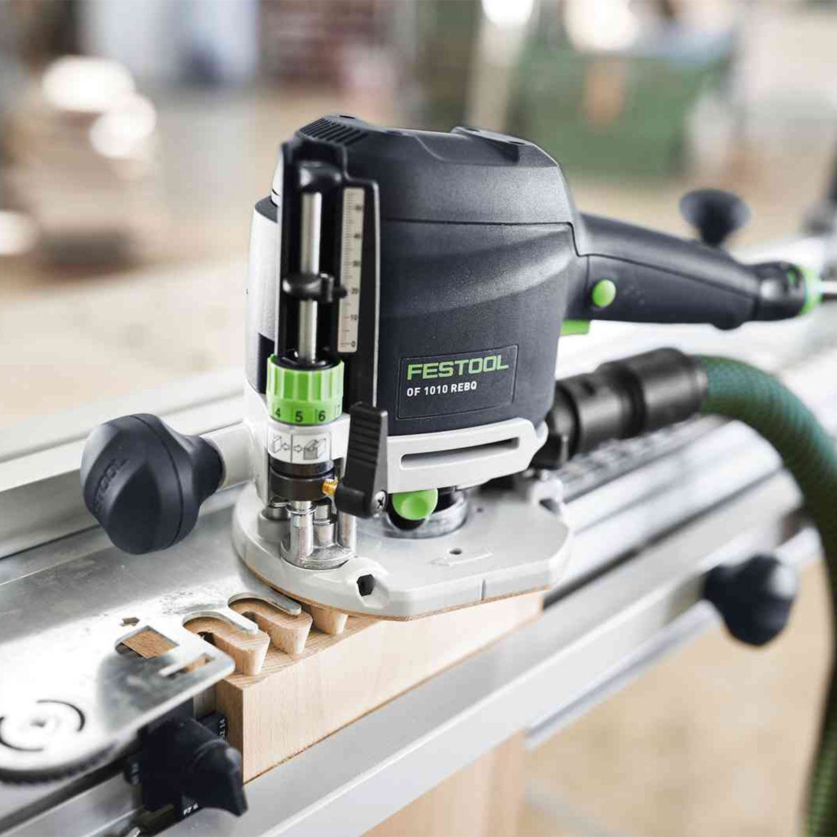 Festool OF 1010 REQ-Plus 110V GB Router Cutter - 578018 With 1 x Guide Rail FS 800/2