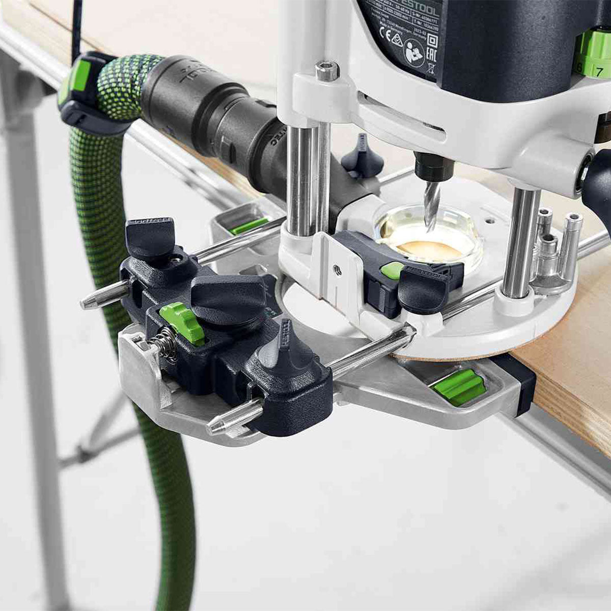 Festool OF 1010 REBQ-Plus 230V GB Router Cutter - 578004 With Accessories Set & Guide Rail FS 800/2