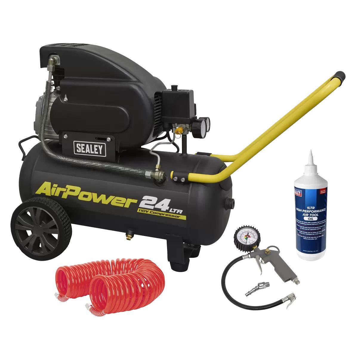 Sealey SAC2420E110VSC 24L Direct Drive Air Compressor Combo 2hp/110V