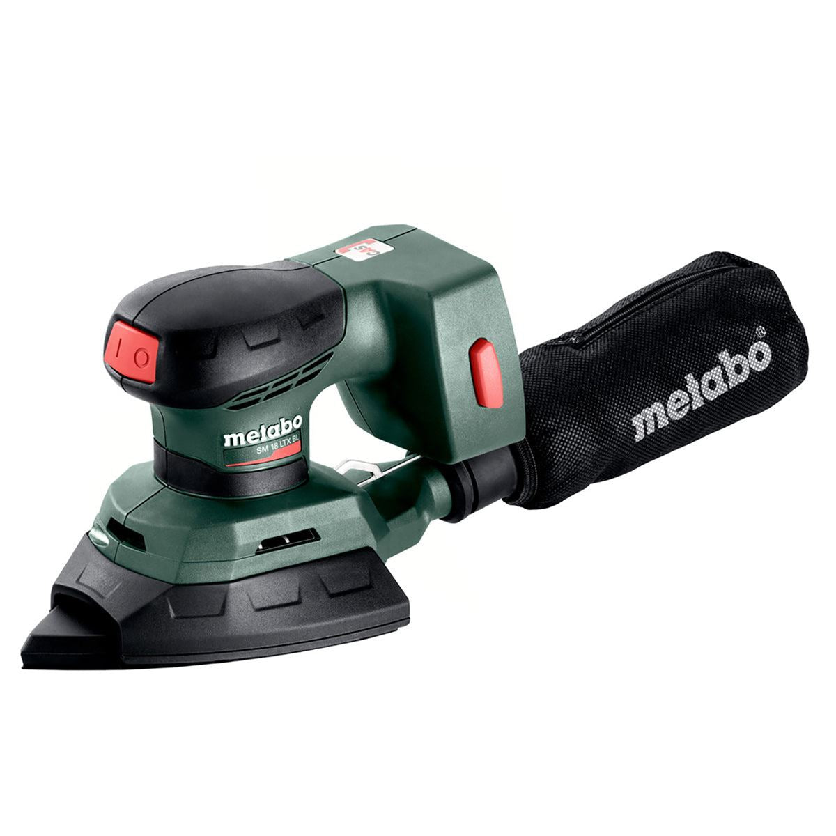 Metabo SM 18 LTX BL 18V Brushless Multi Sander with 1 x 5.2Ah Battery Charger & Metabox