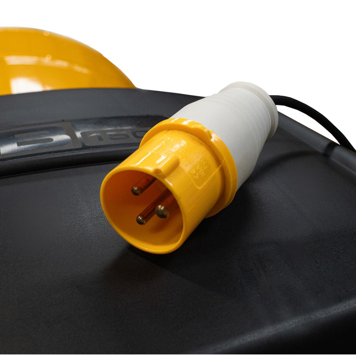 JCB CM150E-110 134L Seam Welded Tip Up Cement Mixer 550W Electric Motor 110V