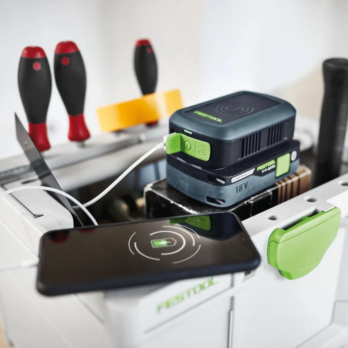 Festool PHC 18 Wireless & USB Adapter Phone Charger - 577155 - SPL