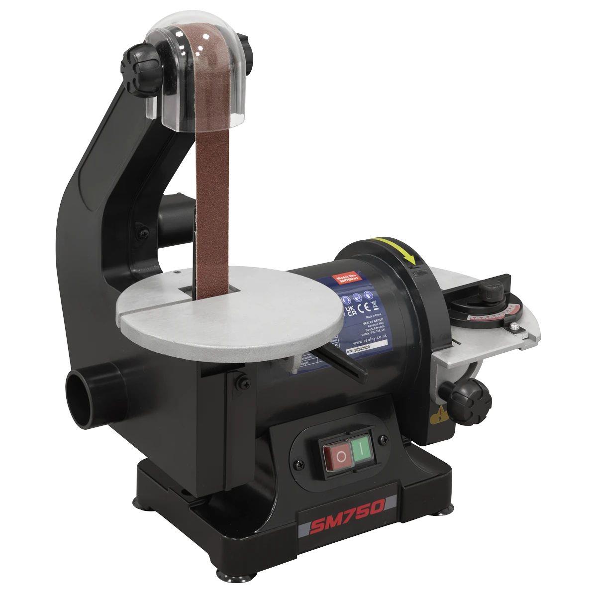 Sealey SM750 Belt/Disc Sander 25 x 762mm/125mm 230V/250W