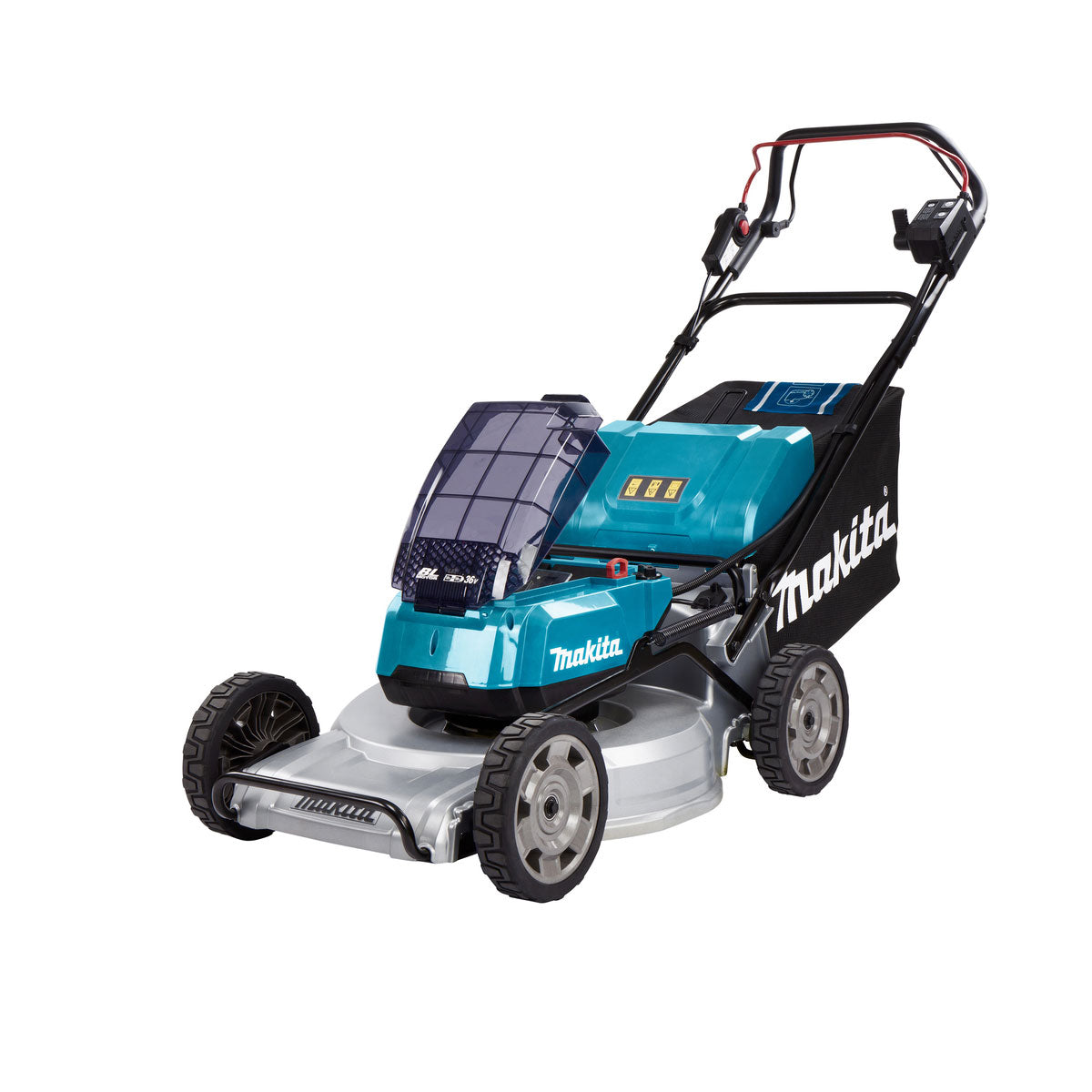 Makita DLM533Z 36V Brushless 530mm Lawn Mower with 2 x 5.0Ah Battery & Charger