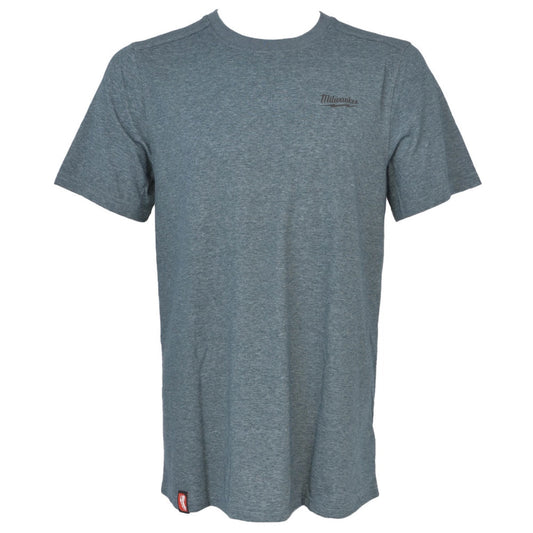 Milwaukee Blue Hybrid Short Sleeve T-Shirt - Medium 4932492974