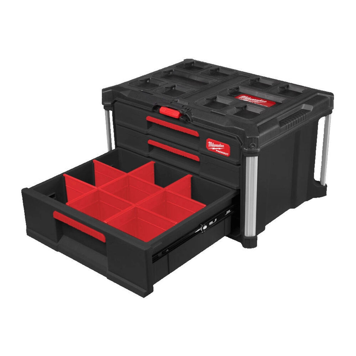 Milwaukee PACKOUT 2+1 Drawer Tool Box 4932493190