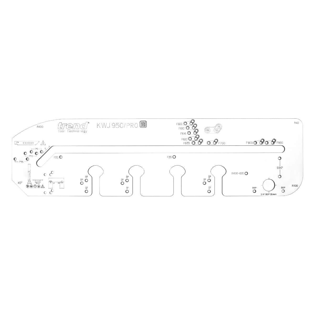 Trend KWJ950/PRO/X 950mm Professional Worktop Jig