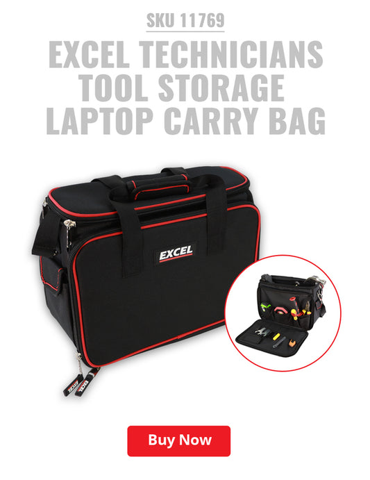 Excel 18V Cordless 11 Piece Tool Kit with 3 x 4.0Ah Batteries & Charge