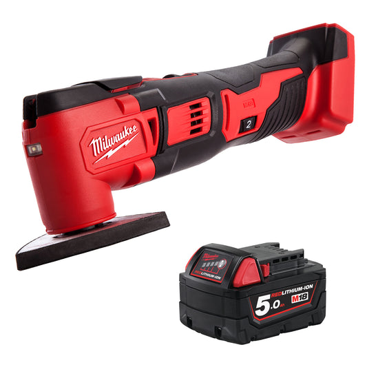 Milwaukee M18BMT-0 18V Compact Multi Tool with 1 x 5.0Ah Battery