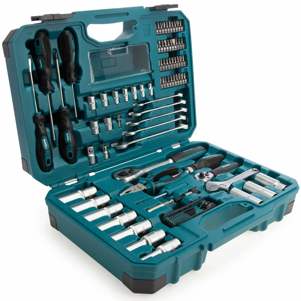 Makita 87 Piece Mechanics Tool Kit General Maintenance E-08458