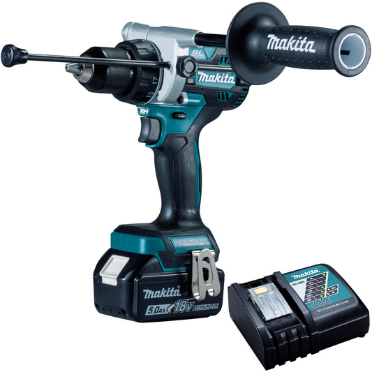 Makita DHP486Z 18V Brushless Combi Drill with 1 x 5.0Ah Battery & Charger