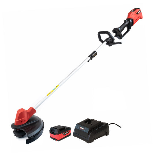 Excel 18V Brushless Grass Trimmer & Brush Cutter 2 in 1 with 1 x 5.0Ah Battery & Charger