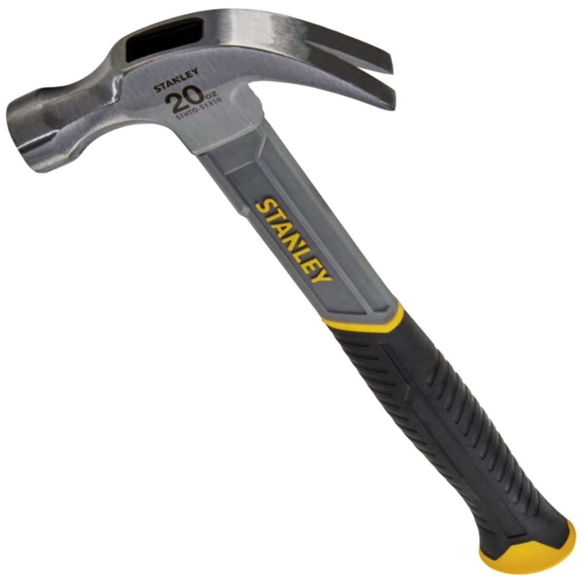 Stanley 20oz Curved Fibreglass Claw Hammer STA051310
