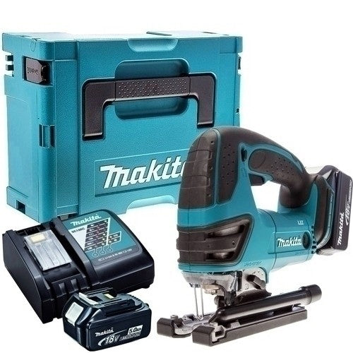 Makita DJV180Z 18V LXT Li-ion Jigsaw with 2 x 5.0Ah Batteries & Charger in Case