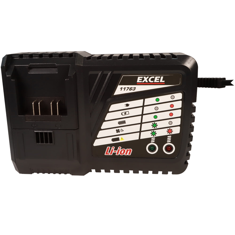 Excel 100-240V Fan-Cooled Smart Charger 5.0A EXL125W