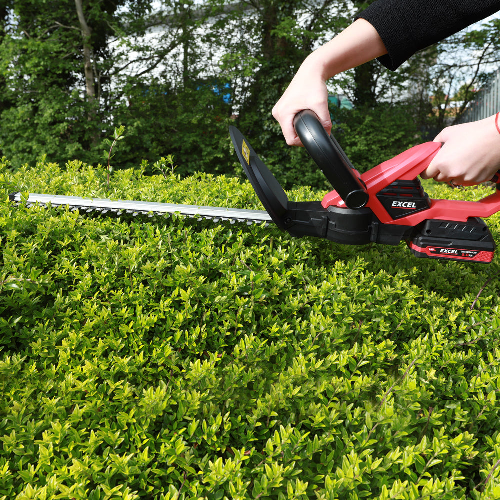 Excel 18V Hedge Trimmer Cutter with 1 x 5.0Ah Battery & Fast Charger EXL5194