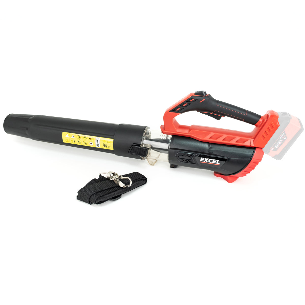 Excel 18V Garden Leaf Blower 2 Level Speed with 2 x 5.0Ah Battery & Charger