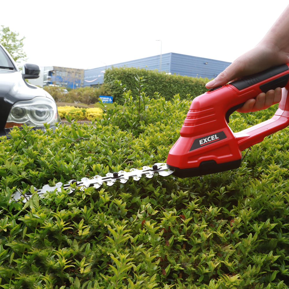 Excel 18V 200mm Hedge Trimmer Cutter & Grass Shear 2-In-1 Body Only (No Battery & Charger)